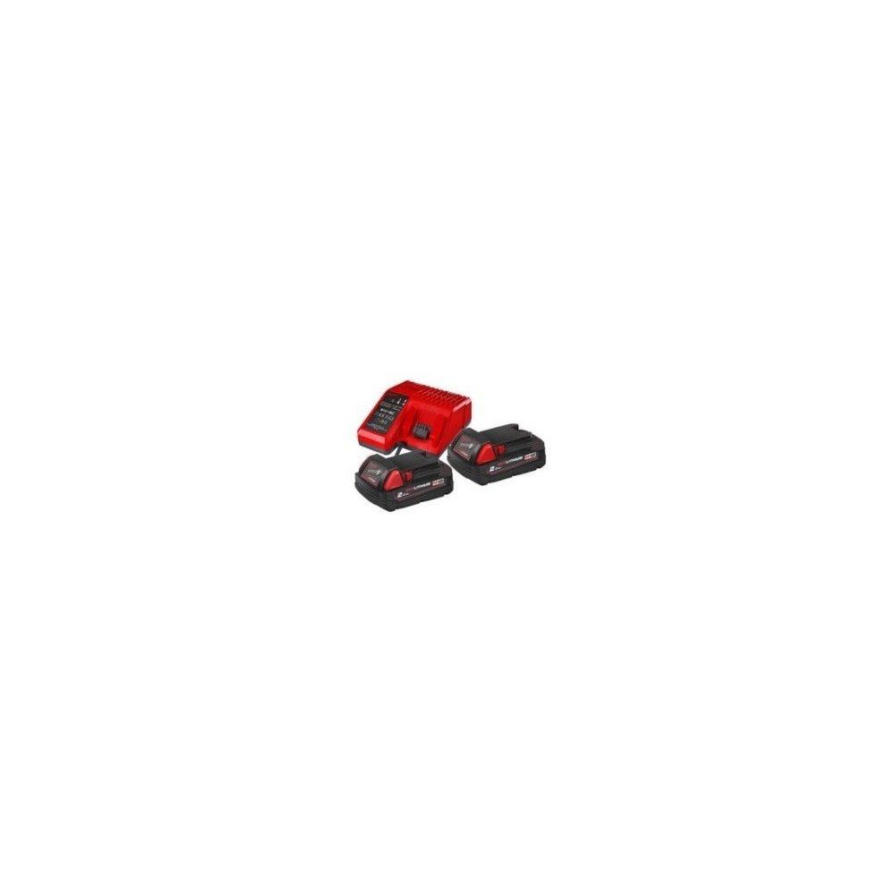 Milwaukee Kit de baterías y cargador NRG M18 2.0 AH Milwaukee Kit de baterías y cargador NRG M18 2.0 AH