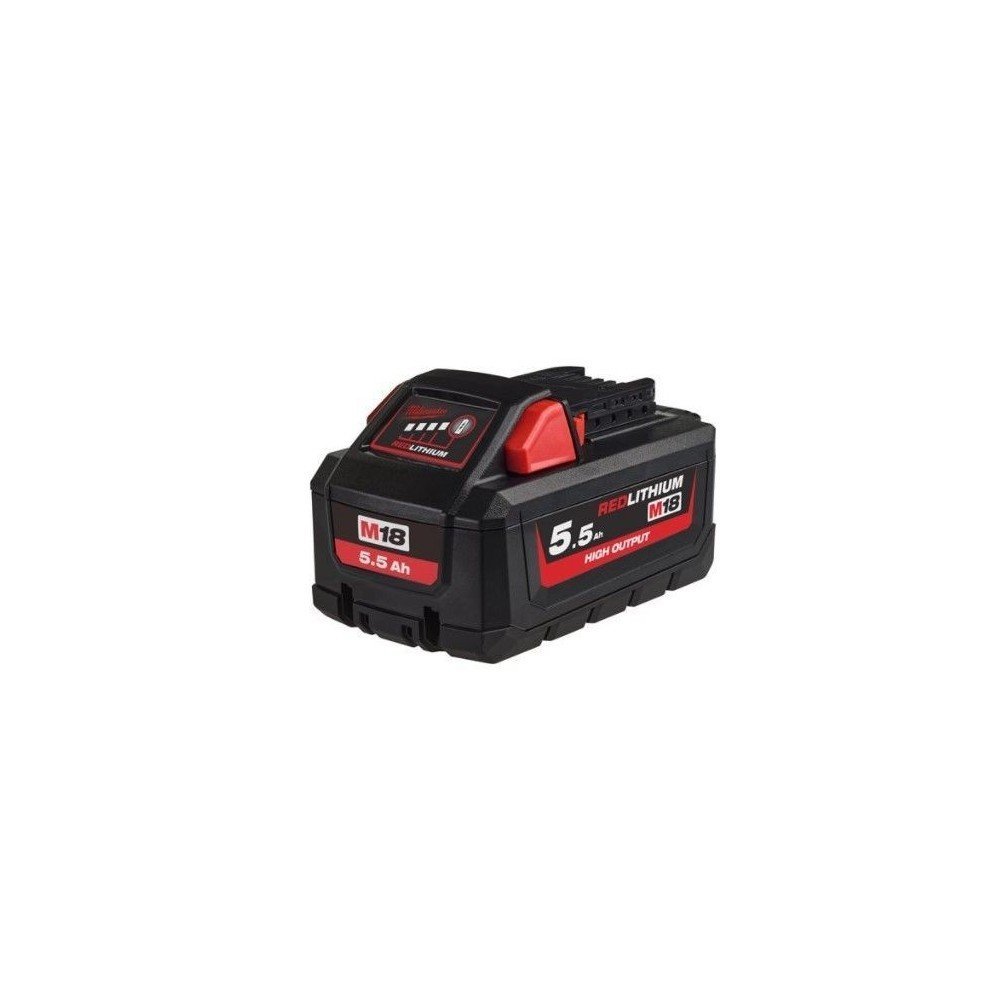 Milwaukee Bateria M18 de alto rendimento 5.5AH Milwaukee Bateria M18 de alto rendimento 5.5AH