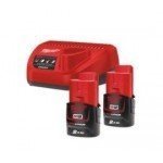 Kit de bateria e carregador Milwaukee M12 NRG-202 - Pack NRG M12 2.0Ah