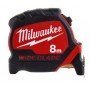 Milwaukee Flexómetro LÂMINA LARGA 8m x 33mm