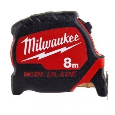 Milwaukee Flexómetro LÂMINA LARGA 8m x 33mm
