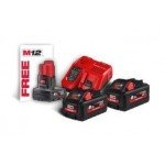 Kit de bateria e carregador Milwaukee M18 HNRG-802 - Pack NRG M18 High Output 8.0AH