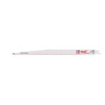 Lâmina de zibelina Milwaukee DEMOLIÇÃO Madeira com pregos 300mm 5Tpi - 5pcs