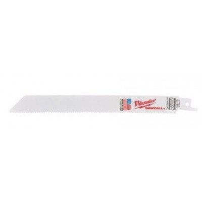 Lâmina de sabre Milwaukee UNIVERSAL para metal, madeira e plástico 200mm 10/14Tpi - 5pcs