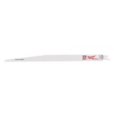 Lâmina de sabre Milwaukee UNIVERSAL para metal, madeira e plástico 300mm 8/12Tpi - 5pcs