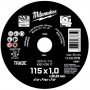 Milwaukee Disco corte 115x1x22.23 mm Empreiteiro EE