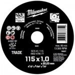 Milwaukee Disco corte 115x1x22.23 mm Empreiteiro EE