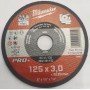 Milwaukee Disco abrasivo/corte 125x3x22.23 mm PRO+
