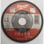 Milwaukee Disco abrasivo/corte 115x3x22.23 mm PRO+