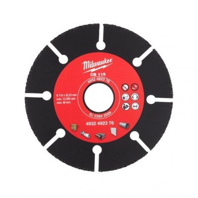 Milwaukee DISCO CON GRANO DE CARBURO 125x22