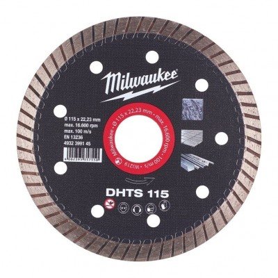 Milwaukee DISCOS DE DIAMANTE DHTS 125x22x1.2
