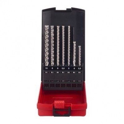 Milwaukee ESTUCHE DE PLÁSTICO COM 7 BROCAS SDS-PLUS MX4™