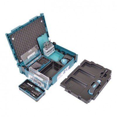 Conjunto de acessórios Makita MakPac 116 peças B-49884