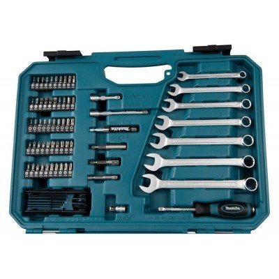 Makita Maletín de accesorios herramienta manual 120 piezas E-06616