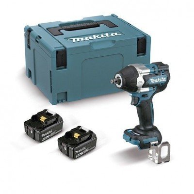 Makita Llave de impacto BL 18V 5.0AH LXT 1/2” 700 Nm DTW700RTJ