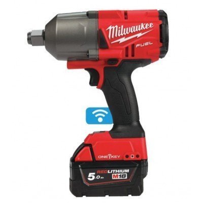 Milwaukee M18 ONEFHIWF34-502X CHAVE DE IMPACTO DE ALTO PAR M18 FUEL ™ ONE-KEY ™ DE ¾ ″ CON ANILLO
