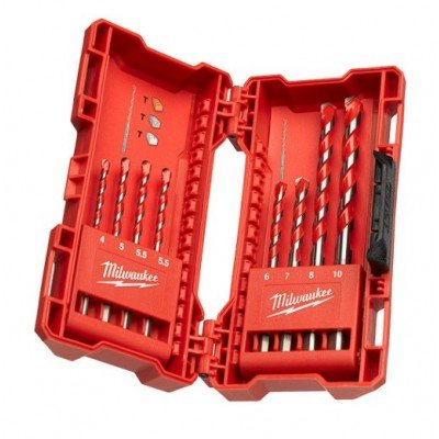 Conjunto de brocas para betão Milwaukee 8 peças PREMIUM