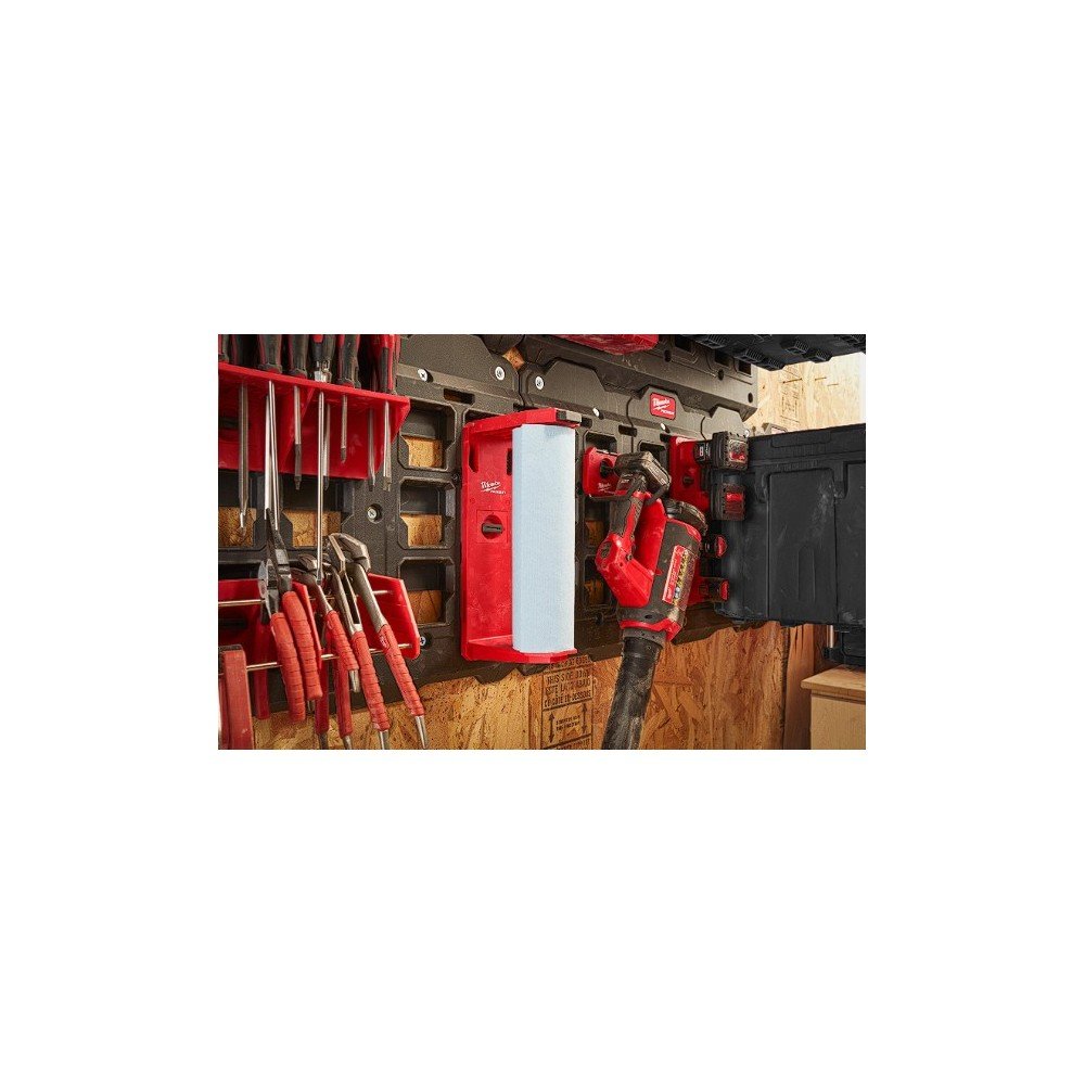 Suporte para rolos de papel Milwaukee PACKOUT Suporte para rolos de papel Milwaukee PACKOUT