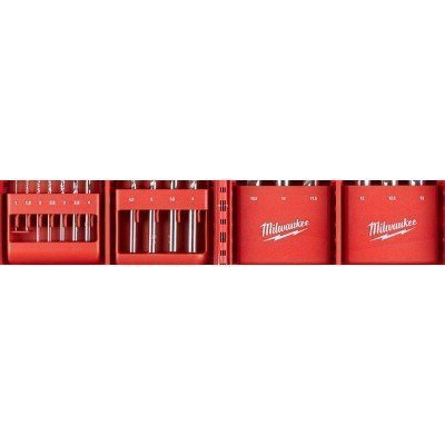 Milwaukee Estuche de Plástico com 25 Brocas Thunderweb HSS-G