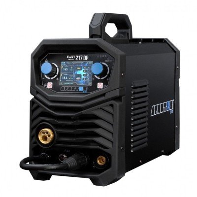 SPARTUS® EasyMIG 217DP Máquina soldadura hilo pulsado, electrodo y Lift-TIG