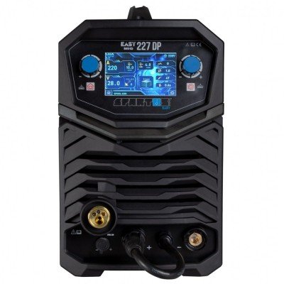 SPARTUS® EasyMIG 227DP Máquina soldadura hilo pulsado, electrodo y Lift-TIG