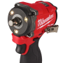 Milwaukee M12 FCIWF12G3-0 Chave de impacto subcompacta M12 FUEL™ ½″, com anel
