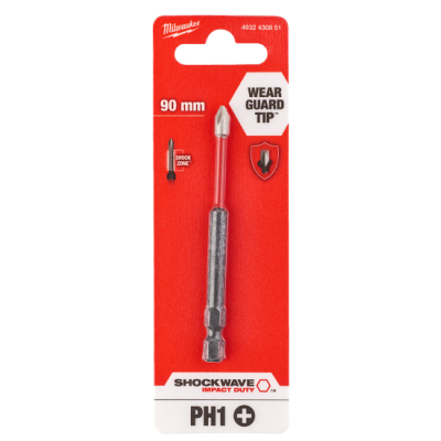 Milwaukee Punta Shockwave PH1 x90mm