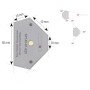 SPARTUS® Suporte magnético para soldagem 11 kg