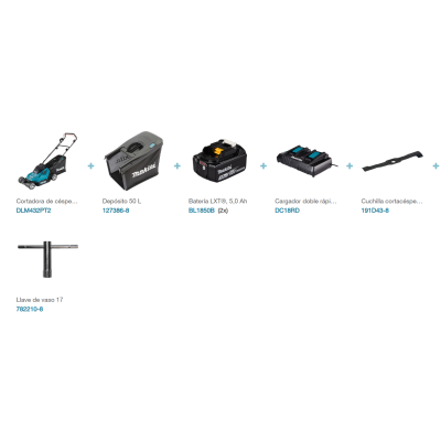 Makita Cortacésped LXT ® DLM432PT2