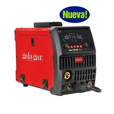 Galagar Smart 200 MP Syner Máquina de Solda Inversora Multiprocesso MIG/MAG, FLUX, TIG DC e MMA