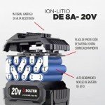 Máquina de soldadura inversora Solter SOLBAT SB-120 elétrodo MMA alimentado por bateria