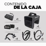 Máquina de soldadura inversora Solter SOLBAT SB-120 elétrodo MMA alimentado por bateria