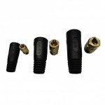 Conector aereo hembra para cables de soldadura