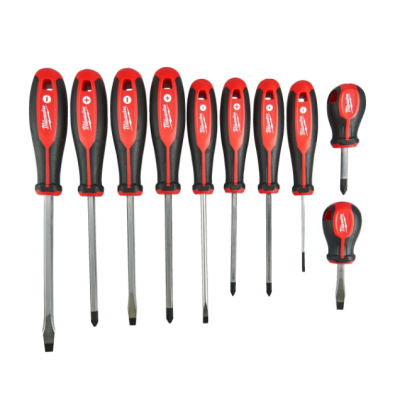 Milwaukee 10 Chaves de fendas trilobulares