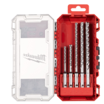 Milwaukee Estojo Brocas SDS-Plus MX4™ - 4 cortes 5 peças