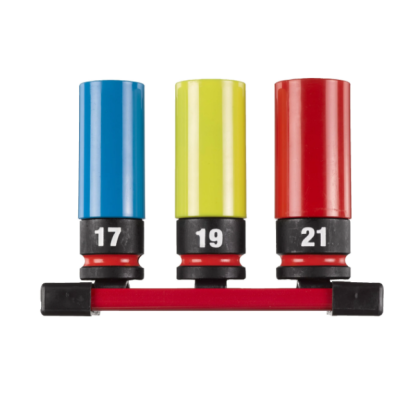 Milwaukee Chaves de caixa SHOCKWAVE™ IMPACT DUTY ½″ para jantes