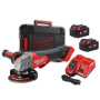 Milwaukee M18 ONEFSAG125XPDB-502X Rebarbadora M18 FUEL™ ONE-KEY™ DE 125MM COM FRENO E INTERRUPTOR DE PALETA