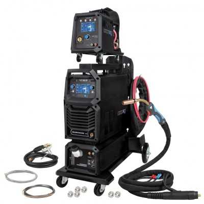 SPARTUS® Easymig 500 Máquina de fio MIG/MAG com pulso e duplo pulso e refrigeração líquida 500A