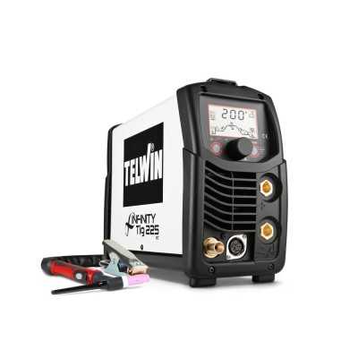 Telwin Infinity TIG 225 DC + Acessorios Máquina soldadura TIG DC e eletrodo monofásica 230V