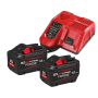 Milwaukee M18 FORGENRG-122 Baterias 12Ah M18™ FORGE™ e kit carregador