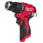 Milwaukee M12 BLPDRC-0 Berbequim com percussão compacto sem escovas M12™