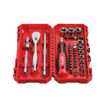 ≫ Conjunto de catraca 1/4 Milwaukee + soquetes ao melhor preço