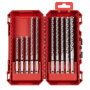 Milwaukee Estojo 10 Brocas SDS-Plus MX4™ - 4 cortes