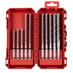 Milwaukee Estojo 10 Brocas SDS-Plus MX4™ - 4 cortes