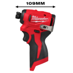 Milwaukee M12 BLIDRC-0 Aparafusadora de impacto subcompacta M12™, 1/4 hex
