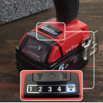 Milwaukee M18 ONEFHIWF12-502X Chave de Impacto de Alto Binário M18 FUEL™ ONE-KEY™ de ½″ com Anel