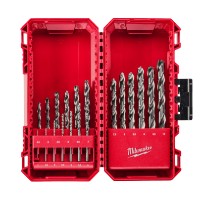 Milwaukee Estojo 19 Brocas para Metal THUNDERWEB HSS-G - DIN 338