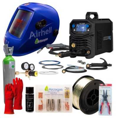 Kit completo de soldadura MIG/MAG pulsada a gás para alumínio Spartus Easymig 219DP