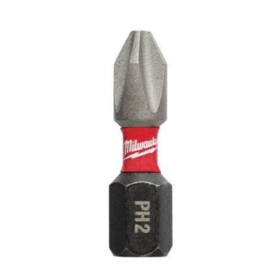 Milwaukee Ponta Shockwave PH2x25mm - 3 uds