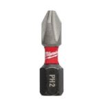 Milwaukee Ponta Shockwave PH2x25mm - 3 uds